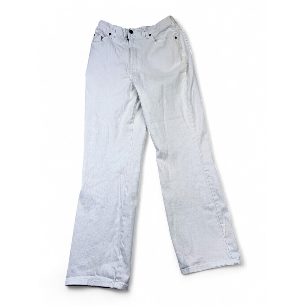 Jeanology Newport News White Straight Leg‎ Jeans Size 12